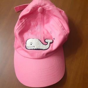 Pink Vineyard Vines ball cap